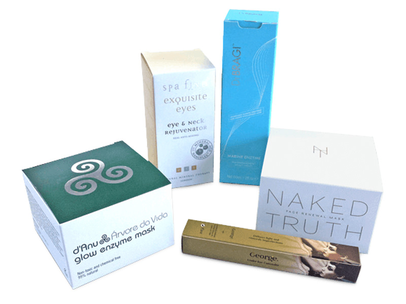 BOXES FOR COSMETIC INDUSTRY